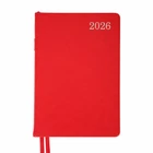 Щоденник датований 2026 Leo Planner City А5 368 сторінок червоний (252666)