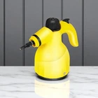 Ручний вертикальний відпарювач - пароочисник Steam cleaner Жовтий
