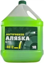 Антифриз ANTIFREEZE-40 зеленый 10л АЛЯСКА