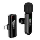 Мікрофон-петличка Hoco L20 Fair wireless microphone iP Black