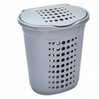 Корзина для белья Алеана 60 л Серая