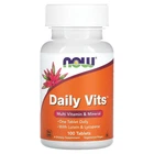 Мультивітаміни та мінерали Daily Vits Multi Vitamin & Mineral Now Foods 100 таблеток