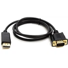 Кабель PowerPlant DisplayPort - VGA (M/M), 1 м (CA911882)