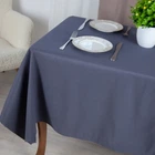 Скатерть "Aquastop" водоотталкивающая Dark Gray, 150x220
