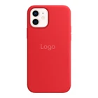 Чохол Silicone Case with MagSafe для iPhone 12/12 Pro Колір Red