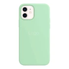 Чохол Silicone Case with MagSafe для iPhone 12/12 Pro Колір Pistachio