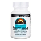 Бенфотіамін 150 мг Benfotiamine Source Naturals 30 таблеток