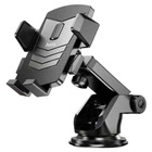 Автотримач для телефону HOCO CA83 David one-button center console car holder Black (6931474748423)