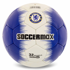 М'яч футбольний №5 PU Гриппі пошитий вручну SOCCERMAX CHELSEA FB-0047-819