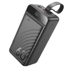 Повербанк портативний акумулятор Power bank Hoco J123C Element 22.5W+PD20W 60000 mAh Black