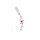 Цепочка для пустышки "Коала" MGZ-0521(Pink) силиконовая