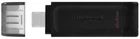 Flash Drive Kingston DT70 64GB, Type-C, USB 3.2 (6579617)