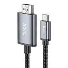 Адаптер Hoco UA27 HD Type-C to HDTV 2m Metal Grey 72826