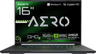 Ноутбук Gigabyte AERO X16 - AMD Ryzen AI 7 350 | 16'' | FHD+ | 165Hz | 16GB | 1TB | W11H | RTX 5050 1TH93EE894AH
