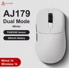 Безпровідна Ігрова Миша Ajazz Aj179 White 2.4G/Bluetooth/USB type-c Сенсор PAW3395