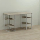 Письмовий стіл Ferrum-decor Карен 75x120x70 білий ДСП Дуб Сонома 16мм (FRD-102277)