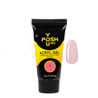 Акригель для наращивания ногтей YouPOSH Acry Gel 15 мл № 1 Бежево-розовый