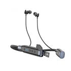 Бездротові спортивні навушники HOCO ES62 Pretty neck-hang BT earphones Black (6931474770738)