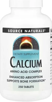 Кальций хелатный Source Naturals Calcium 200мг 250 таблеток