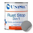 Емаль Rust Stop 3в1 Unisil сіра 2.5 л