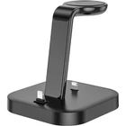 Беспроводное зарядное устройство Hoco Graceful Magsafe 3in1 Wireless Fast Charger 15W CW43 Black [97883]