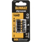 Набір біт DеWALT, ударні, IMPACT TORSION EXTREME, Philips, Ph2, L=25 мм, 5 шт (DT7994T)