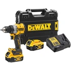 Дриль-шуруповерт акумуляторний ударний безщітковий DeWALT DCD805P2T