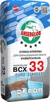 Клей для плитки Anserglob BCХ 33 25 кг
