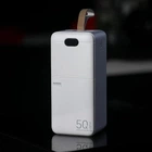 Павербанк Remax RPP-117 Piloteer 50000 mAh 22.5W 5A Power Bank Білий