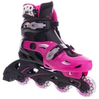 Роликовые коньки раздвижные Zelart My Go 2920 размер 31-34 Black-Pink