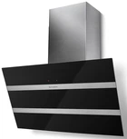 Вытяжка Faber 330.0538.526 наклонная, 80см, 1219м.куб/ч, Steelmax Ev8 Led Bk A80, черный/нерж