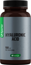 Натуральная добавка Sporter Hyaluronic Acid 100 мг