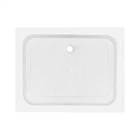 Душевой поддон KAPIELKA ST100x80х14 низкий, прямоугольный, диаметр слива 52 мм Lidz