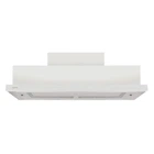 Белая мощная телескопическая кухонная вытяжка Perfelli TLS 9833 W LED Strip, сенсорная, 90 см, 1200 куб.м.