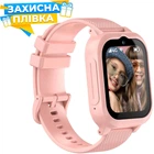 Умные детские смарт часы JETIX G99 со сменным корпусом, GPS и 4G Видеозвонком (Pink)+ Защитная пленка