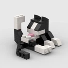 Конструктор Забавный кот Animal Series MOC 62 деталей Обучающий набор для детей и коллекционеров