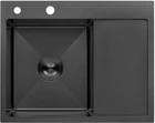 Кухонная мойка KRONER KRP Schwarze 6350LHM PVD