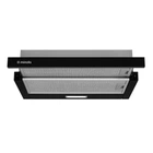 Черная кухонная вытяжка Minola HTL 614 BL LED, телескопическая выдвижная встраиваемая в шкаф, шириной 60 см