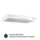 Вытяжка кухонная плоская Minola HPL 612 WH, белая стандартная, под навесной шкаф, шириной 60 см