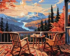 Картина за номерами Сніданок у горах 40x50 см Ідейка (KHO2898)