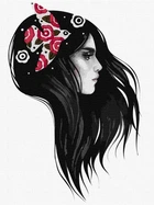 Картина за номерами Пташка lesya nedzelska art 30х40 Ідейка (KHO2603)