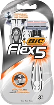 Одноразові бритвені верстати BIC Flex 5 (3шт) (3086123492868)