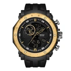 Наручний годинник Sanda 6012 Black-Gold Store