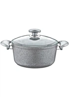 Каструля 6,9 л (28 х 13 см) з а/п покриттям O.M.S. Collection OMS 3110.01.02-28-6,9л-Grey