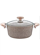 Каструля 6,9 л (28 х 13 см) з а/п покриттям O.M.S. Collection OMS 3110.01.02-28-6,9л-Brown