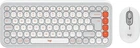 Комплект (клавиатура, мышь) Logitech POP Icon Combo Off-White (920-013141)