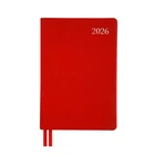 Ежедневник Leo Planner 2026 Aldento, интегральный, красный (252671)