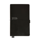 Ежедневник Leo Planner 2026 Glory, 120x200 мм, черный (252632)