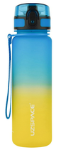 Пляшка для напоїв UZSPACE Uzspace Tamish Frosted Waterbottle 500 мл синій/жовтий