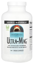 Магній для нервової системи Source Naturals Ultra-Mag 360 капсул